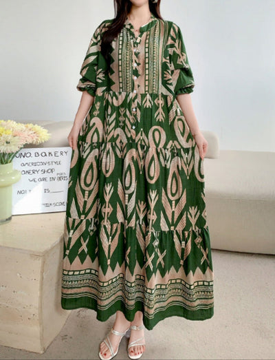 ELENA – BOHEMIAN BLOOM MAXI-JURK