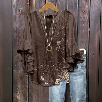 DIANA – ROMANTISCHE BLOES MET UITLOPENDEN MOUWEN