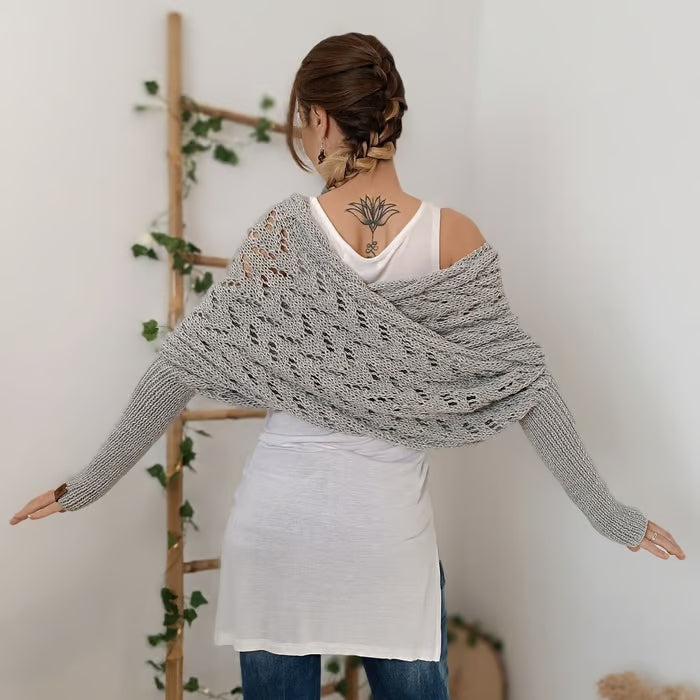 ROSE – ELEGANTE GEBREIDE SHRUG