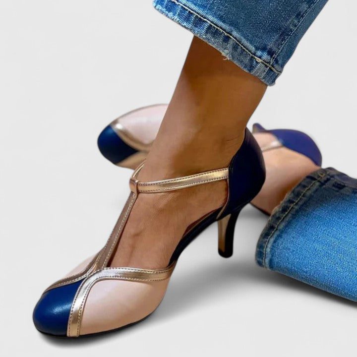 KATY – ELEGANTE T-STRAP HAKKEN