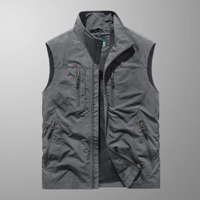 Finn™ | Ademend cargo gilet met meerdere zakken