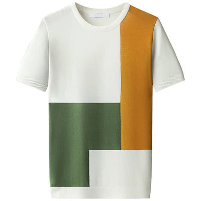 MASON – MODERN T-SHIRT MET KLEURVLAKKEN