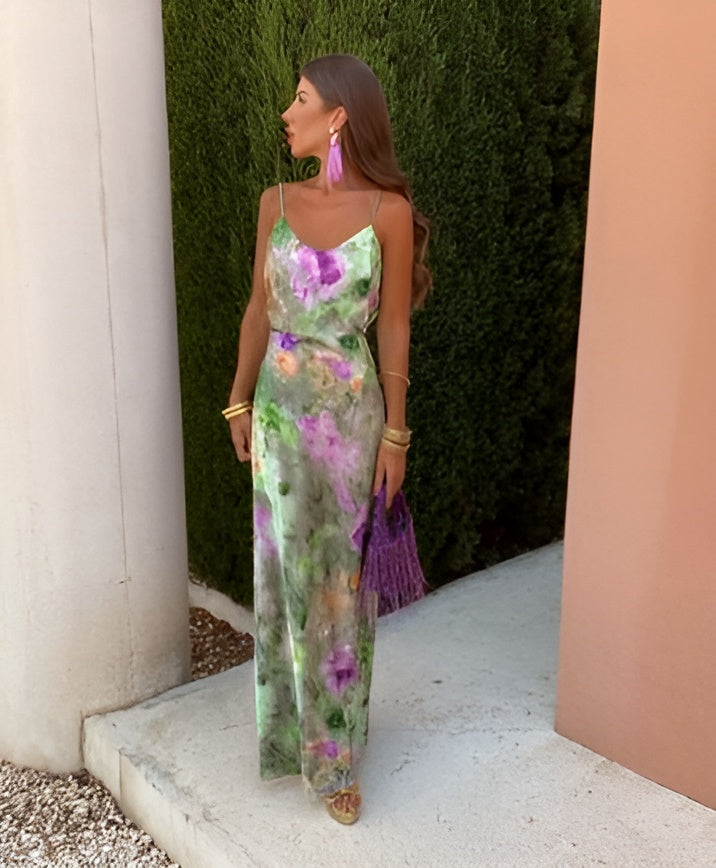 Tove™ | Kleurrijke Tie-Dye Maxi Dress