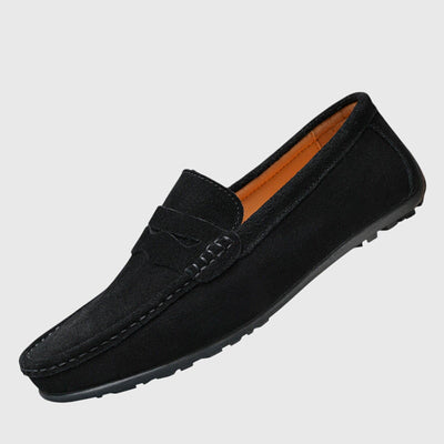 CATHY – SUÈDE PENNY LOAFERS