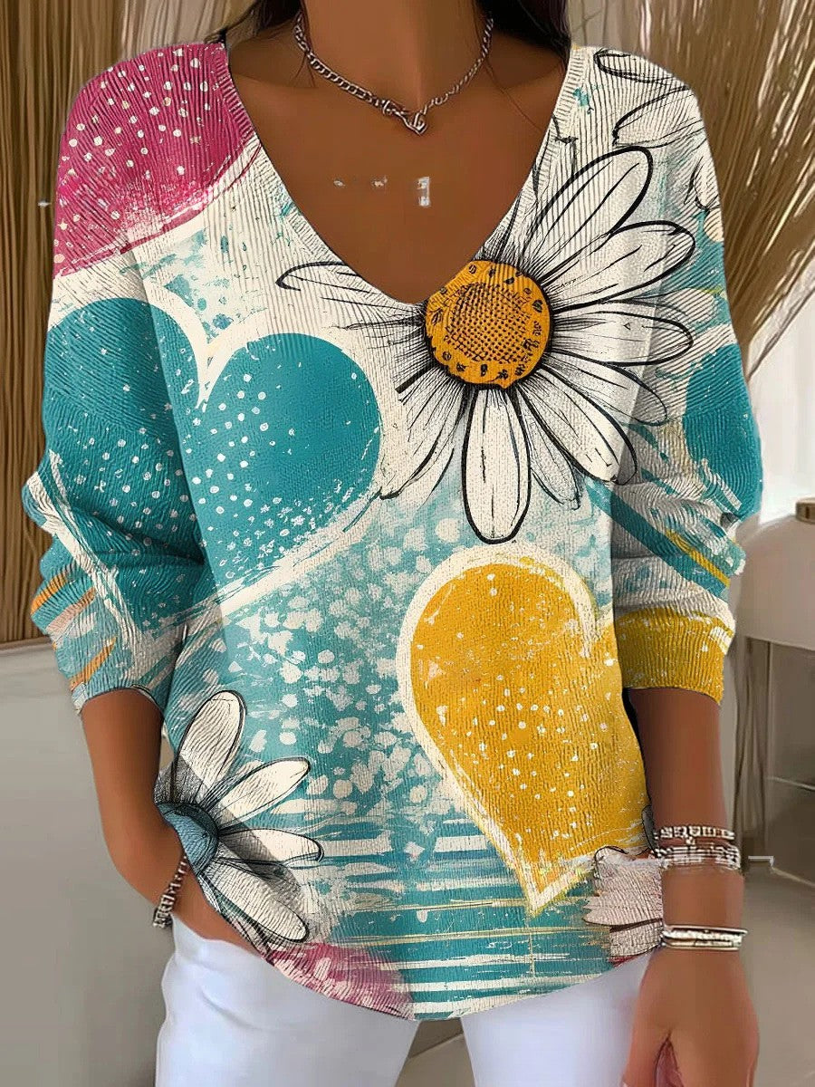 Charlene™ | V-hals Trui