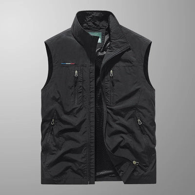 Finn™ | Ademend cargo gilet met meerdere zakken