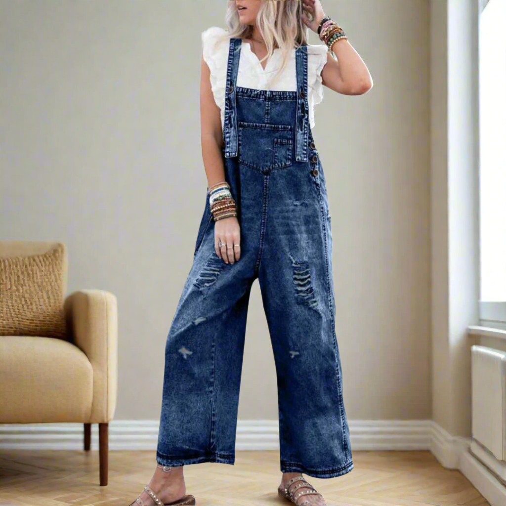 MACKENZIE – RELAXTE GESTRIPTE OVERALLS