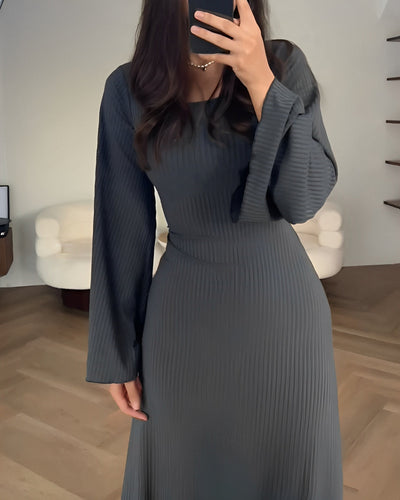 Lubberta™ | Elegante Gebreide Maxi Jurk