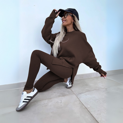 ELARA – RELAXTE SWEATSHIRT & LEGGINGS SET