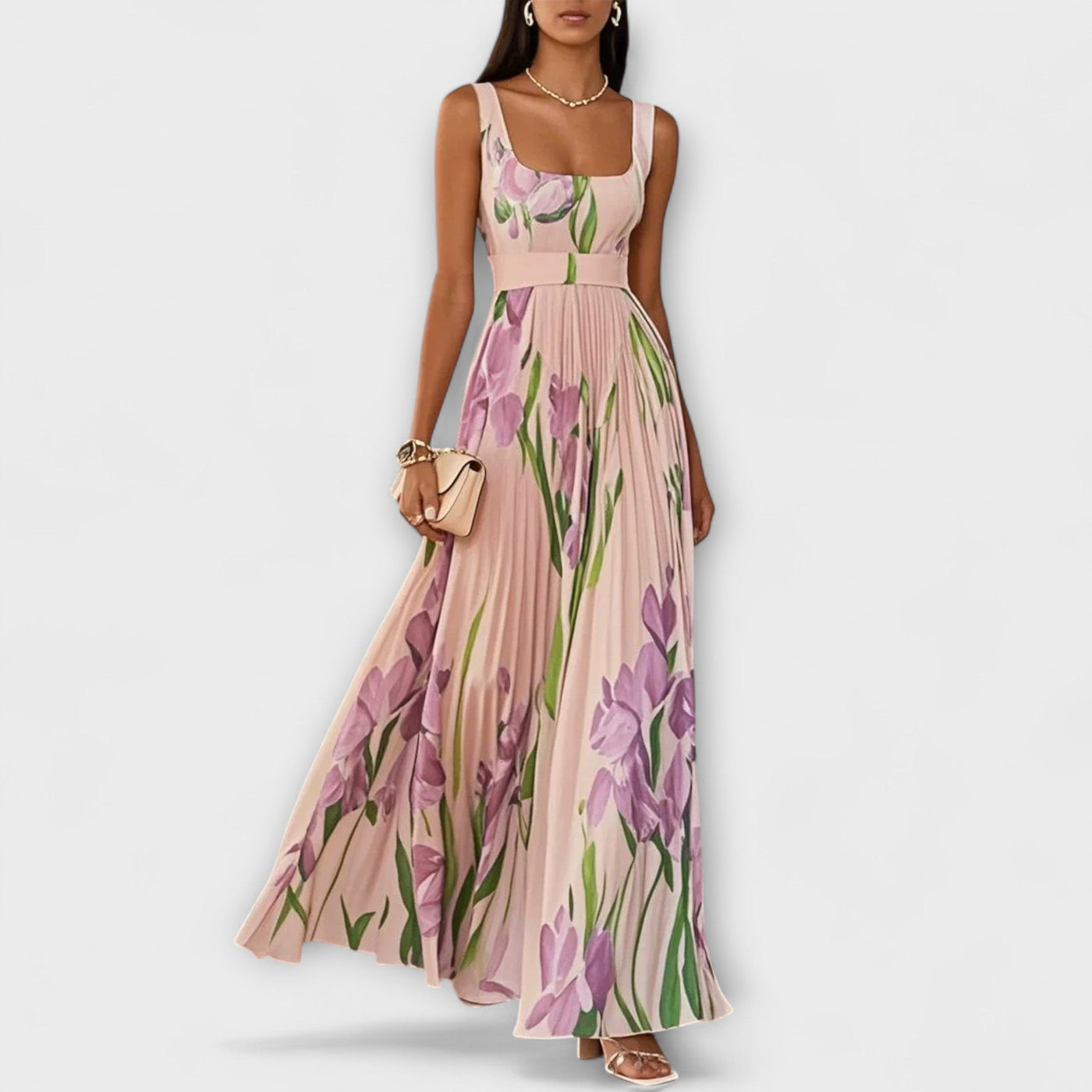 SOFIA – BLOEMEN ELEGANTIE MAXI JURK