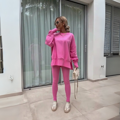ELARA – RELAXTE SWEATSHIRT & LEGGINGS SET