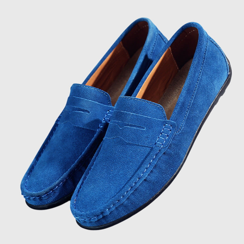 CATHY – SUÈDE PENNY LOAFERS