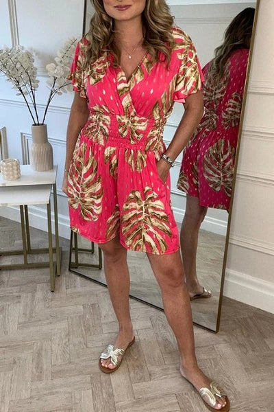 Zita™ | Elegante Bloemenprint Jurk