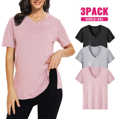 OLIVIA – EVERYDAY V-HALS T-SHIRT (3-PACK)
