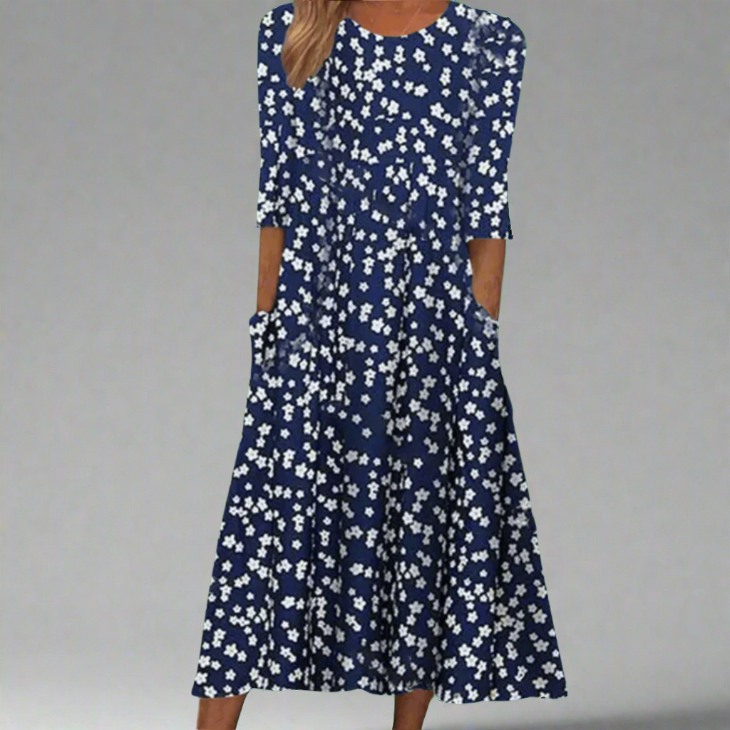 Ottilie™ | Elegante bloemenjurk van eersteklas stof