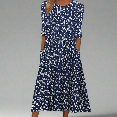 Ottilie™ | Elegante bloemenjurk van eersteklas stof