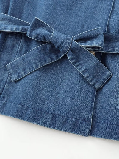 DAPHNE – DENIM JAS MET CEINTUUR