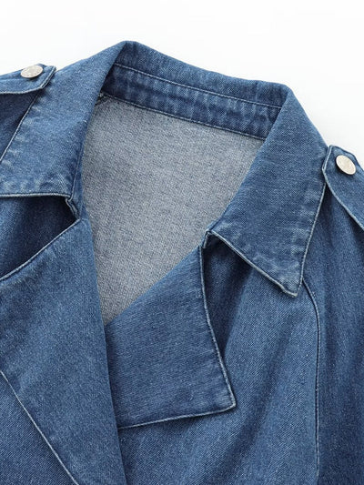 DAPHNE – DENIM JAS MET CEINTUUR