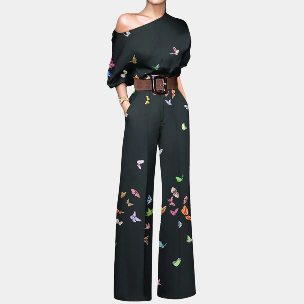 KYLIE – ELEGANTE ONE-SHOULDER JUMPSUIT