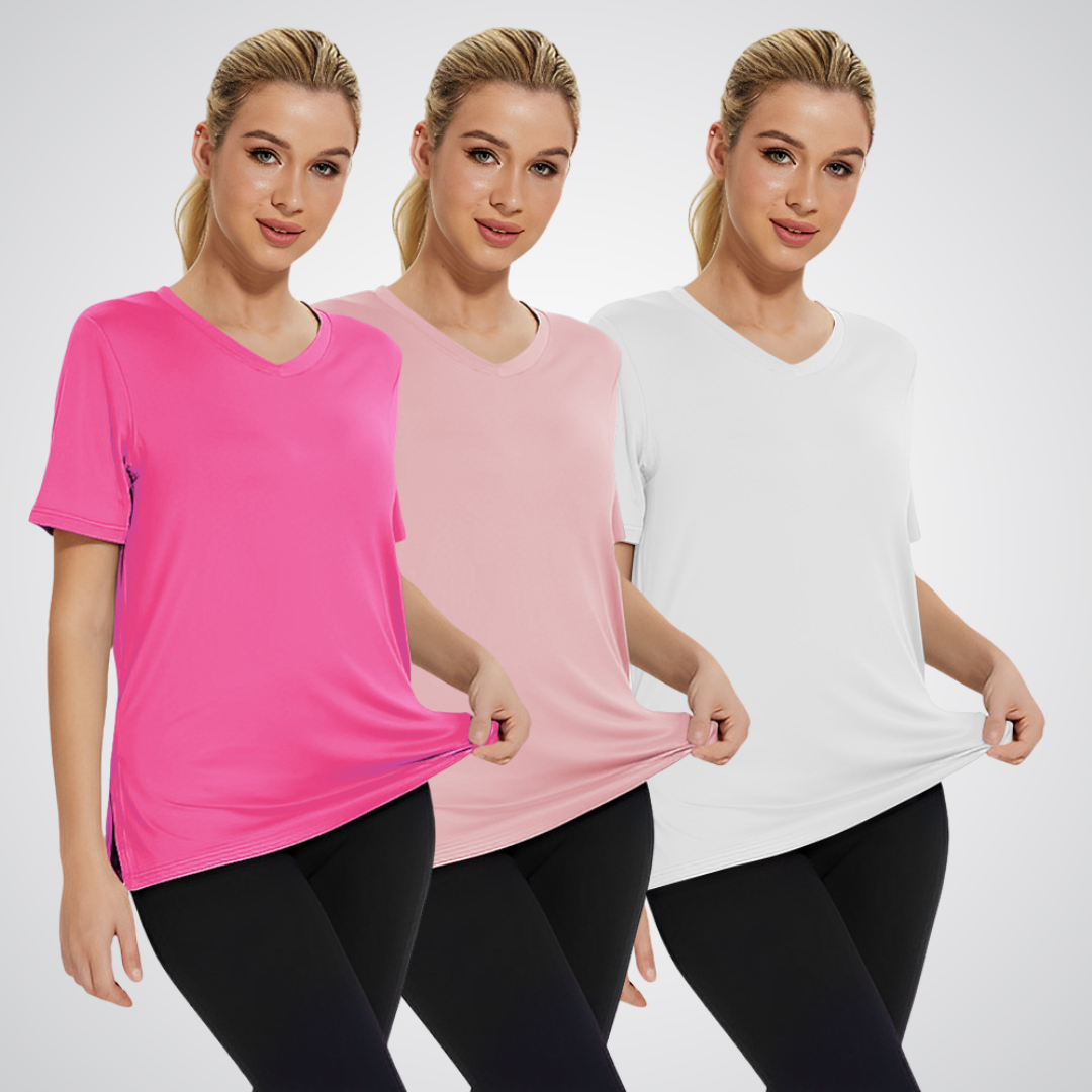 OLIVIA – EVERYDAY V-HALS T-SHIRT (3-PACK)