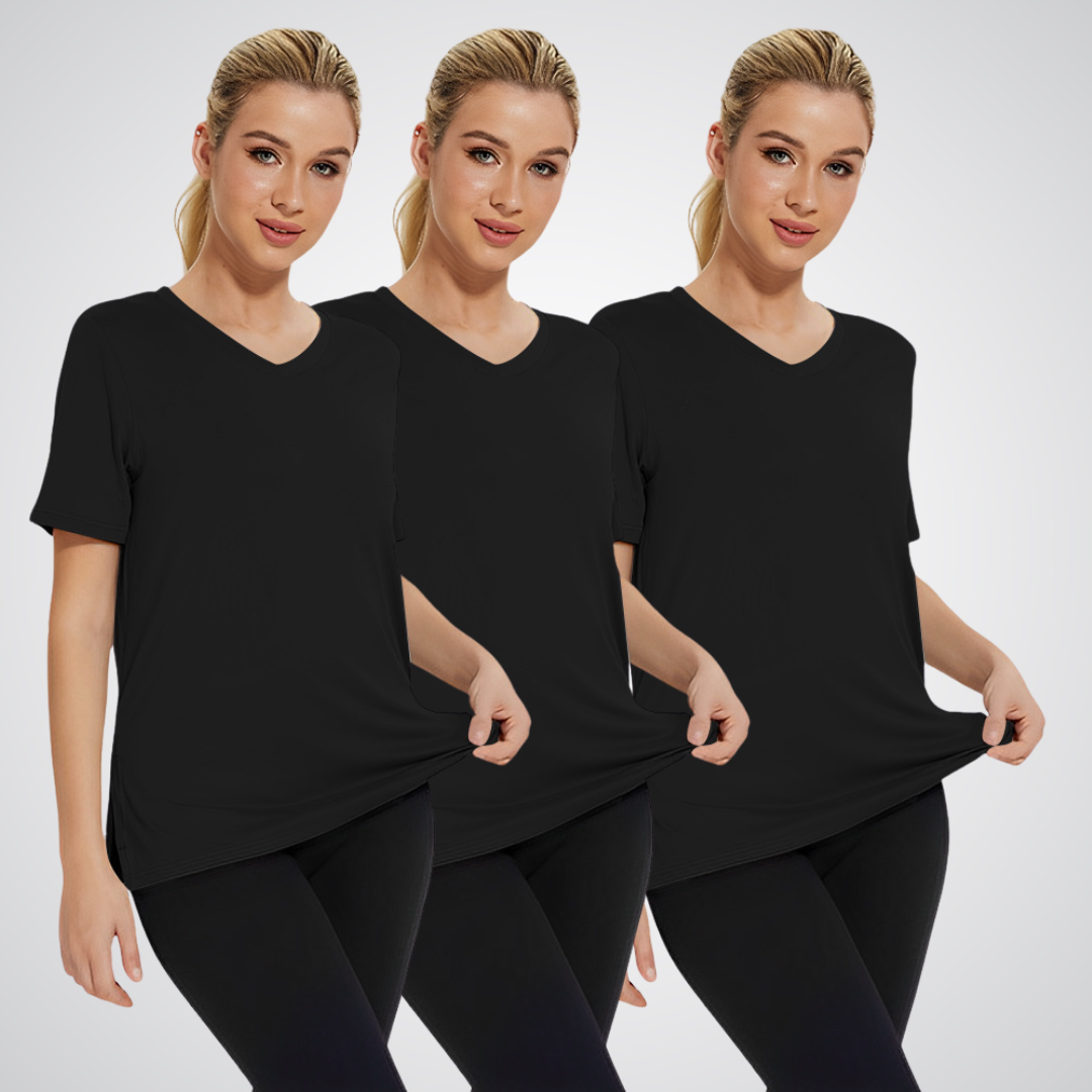 OLIVIA – EVERYDAY V-HALS T-SHIRT (3-PACK)