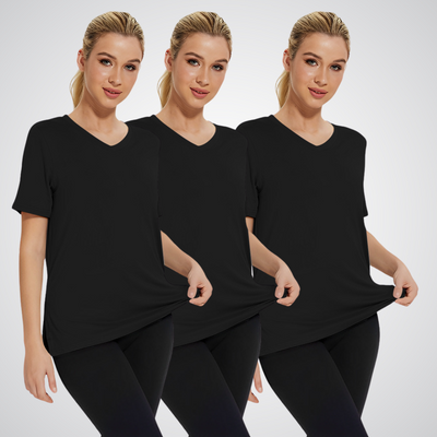 OLIVIA – EVERYDAY V-HALS T-SHIRT (3-PACK)