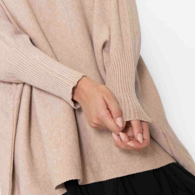 Cozy Oversized Trui Beige - Heerlijk warm!