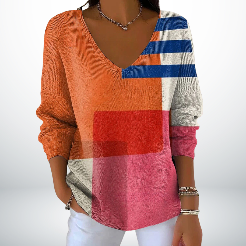 Evelien – Verfijnde Gebreide Pullover