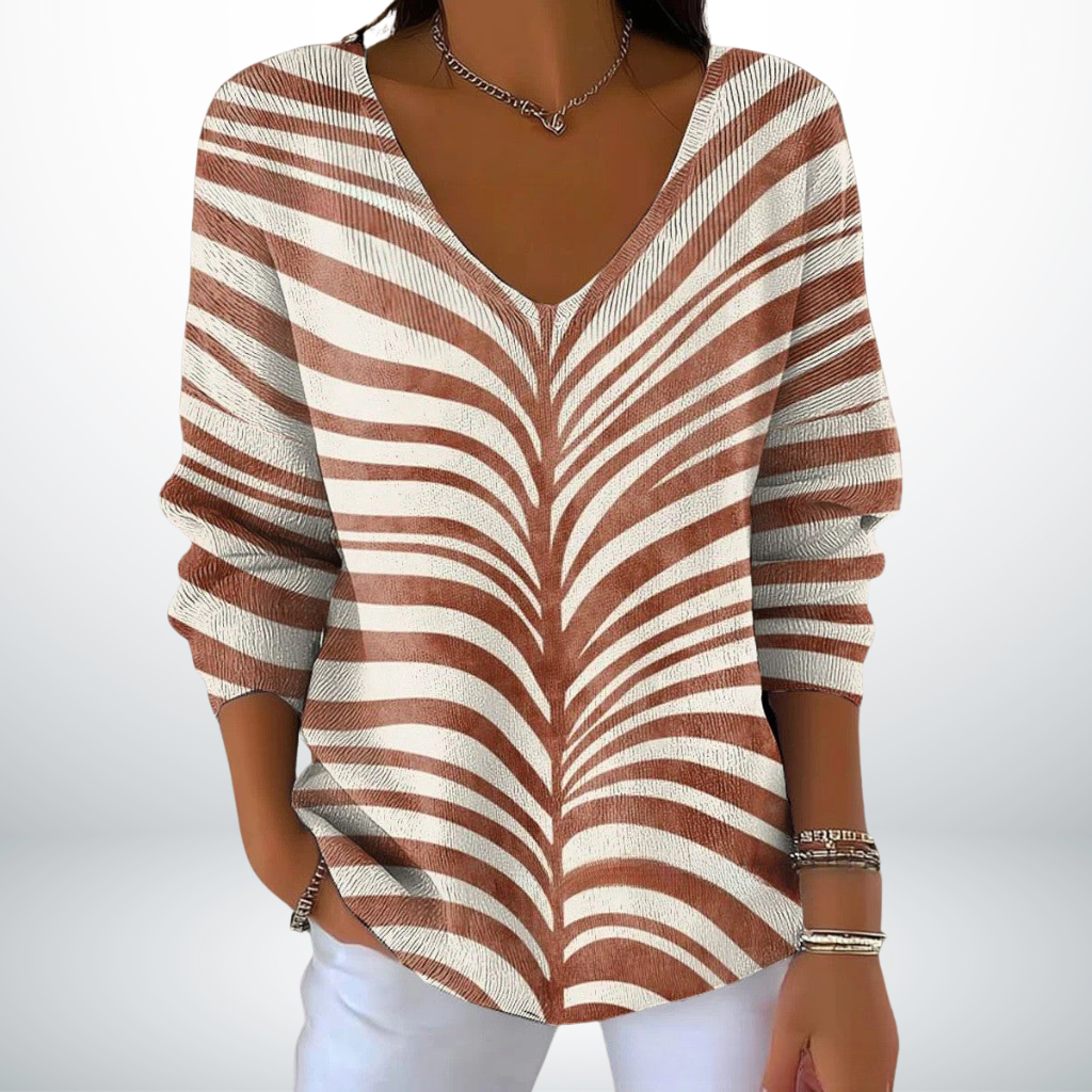 Evelien – Klassieke Trui met V-Hals