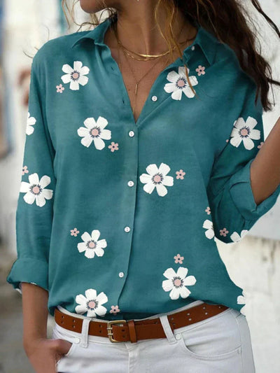 Darya™ | Klassieke blouse met speelse bloemenprint