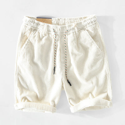 Alec™ | geribbelde fluwelen shorts