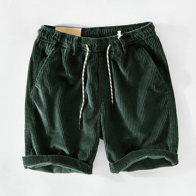 Alec™ | geribbelde fluwelen shorts