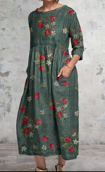 DELILAH – LICHTE BLOEMEN MAXI JURK
