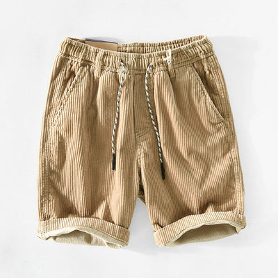 Alec™ | geribbelde fluwelen shorts
