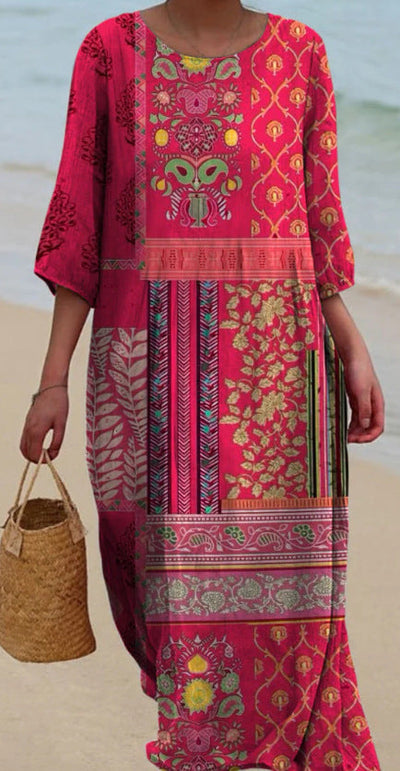 DELILAH – LICHTE BLOEMEN MAXI JURK