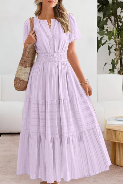 FREYA – ZONNIGE CHARME MAXI-JURK MET LAGEN