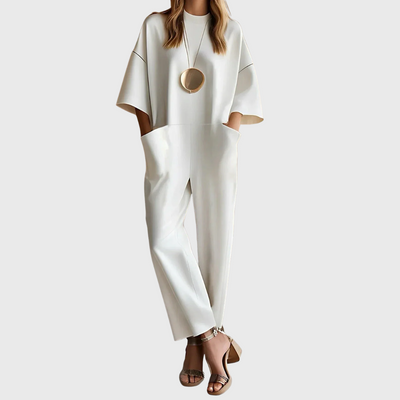 NORA – MINIMALISTISCHE CHIQUE LOUNGE JUMPSUIT