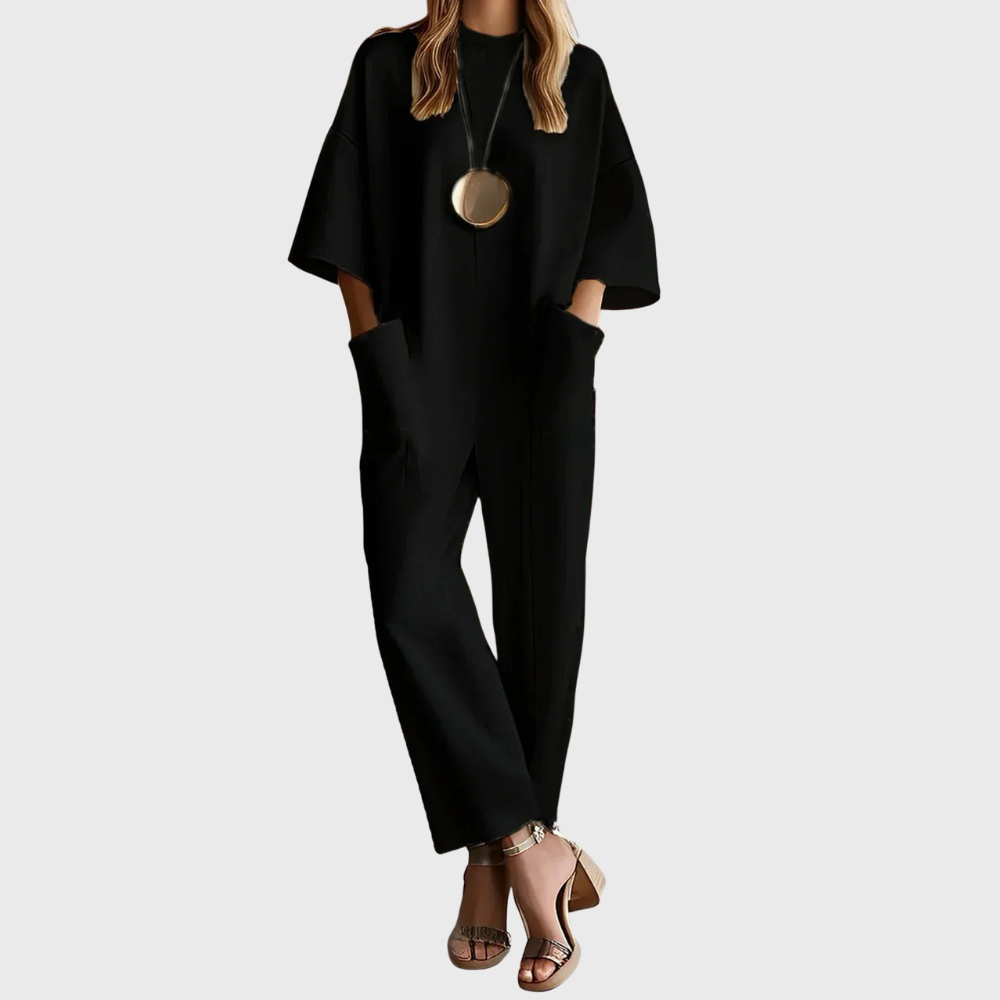 NORA – MINIMALISTISCHE CHIQUE LOUNGE JUMPSUIT