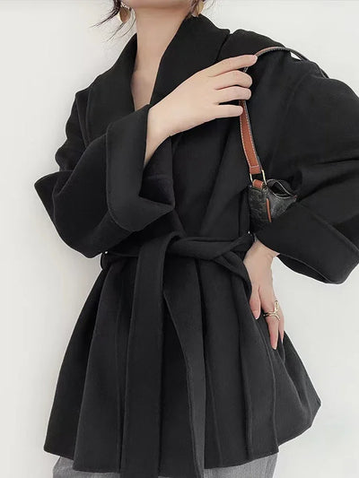 Serenya | Lange Wollen Jas