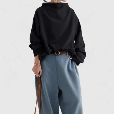 KIMBERLY – CHIQUE TRUI MET MOCK-NECK