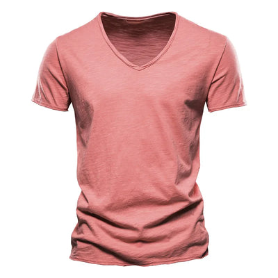 Léon™ | Basic Heren T-Shirt met Diepe V-Hals