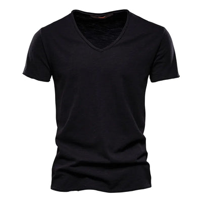 Léon™ | Basic Heren T-Shirt met Diepe V-Hals