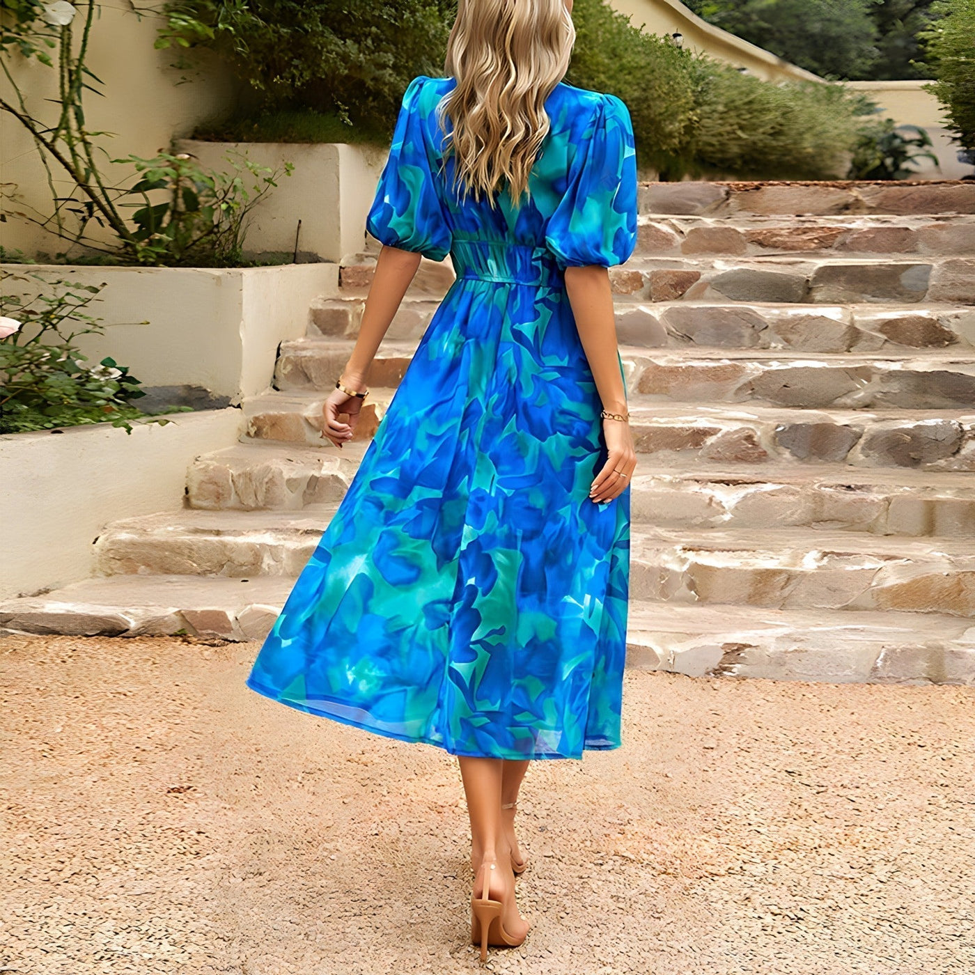 LANA – GARDEN BREEZE MIDI JURK