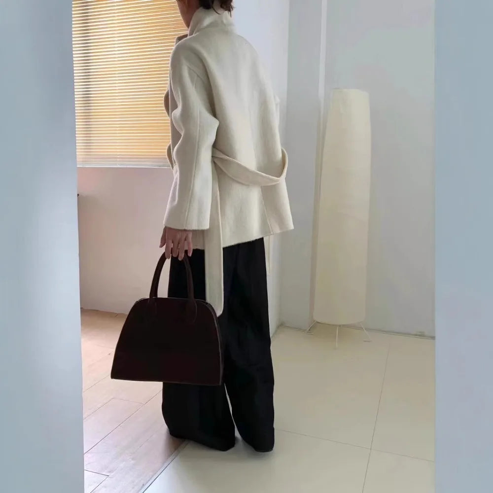 Velmira | Zijde en Wol Mantel