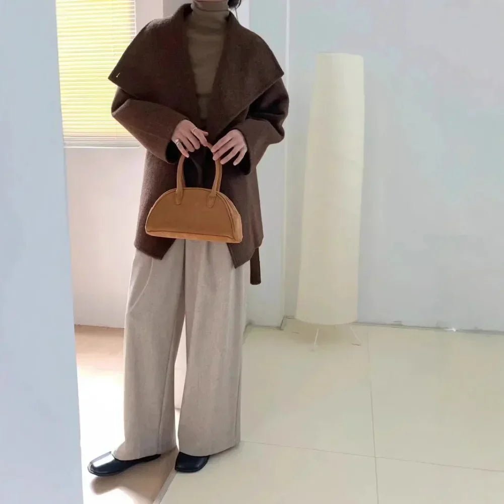 Velmira | Zijde en Wol Mantel