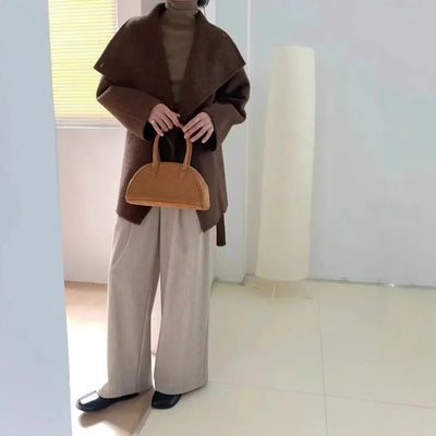 Velmira | Zijde en Wol Mantel