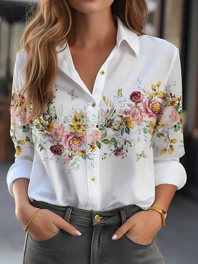 Regine™ | Elegante blouse met bloemenprint