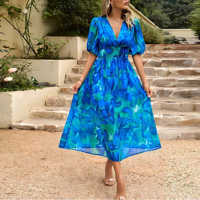 LANA – GARDEN BREEZE MIDI JURK