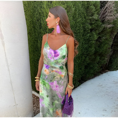 Tove™ | Kleurrijke Tie-Dye Maxi Dress