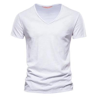 Léon™ | Basic Heren T-Shirt met Diepe V-Hals